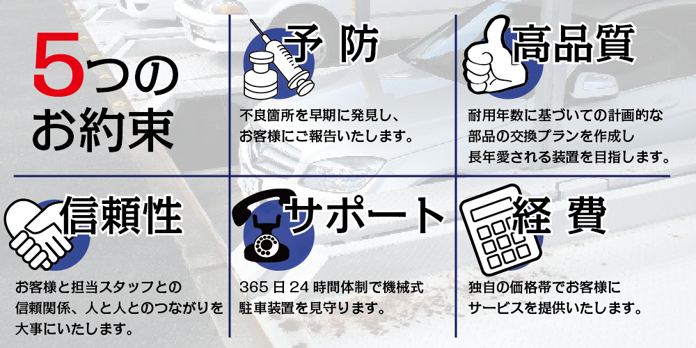 機械式駐車場点検