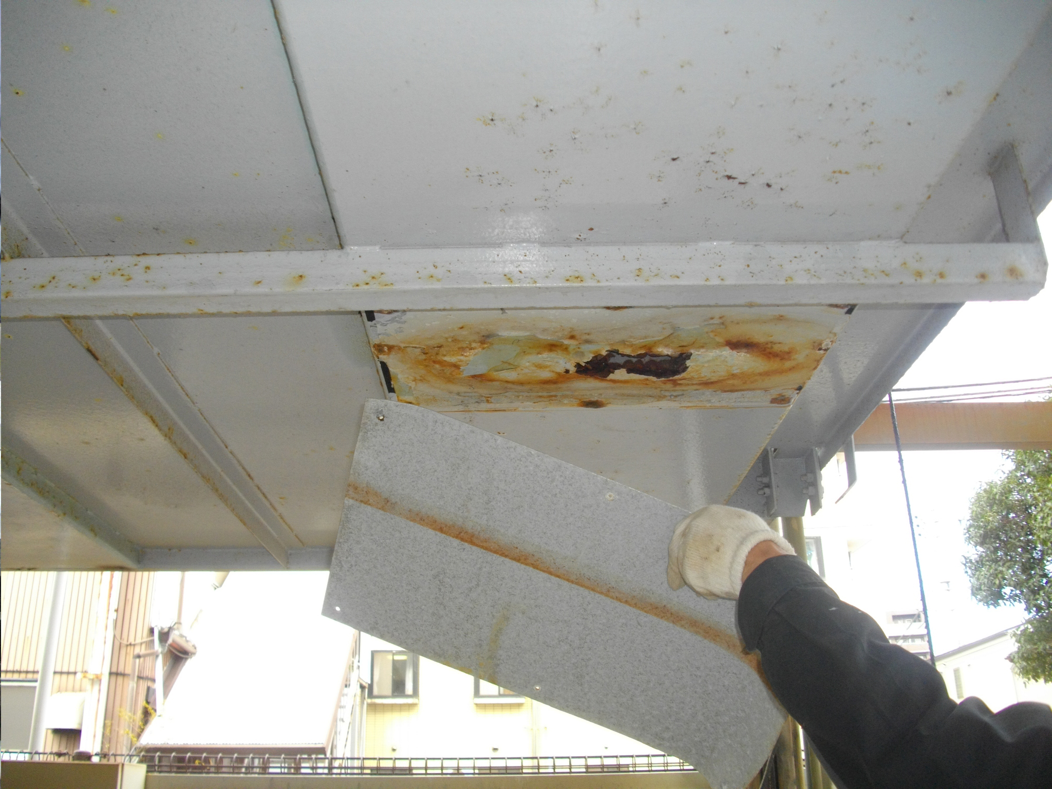 機械式駐車場パレット再生